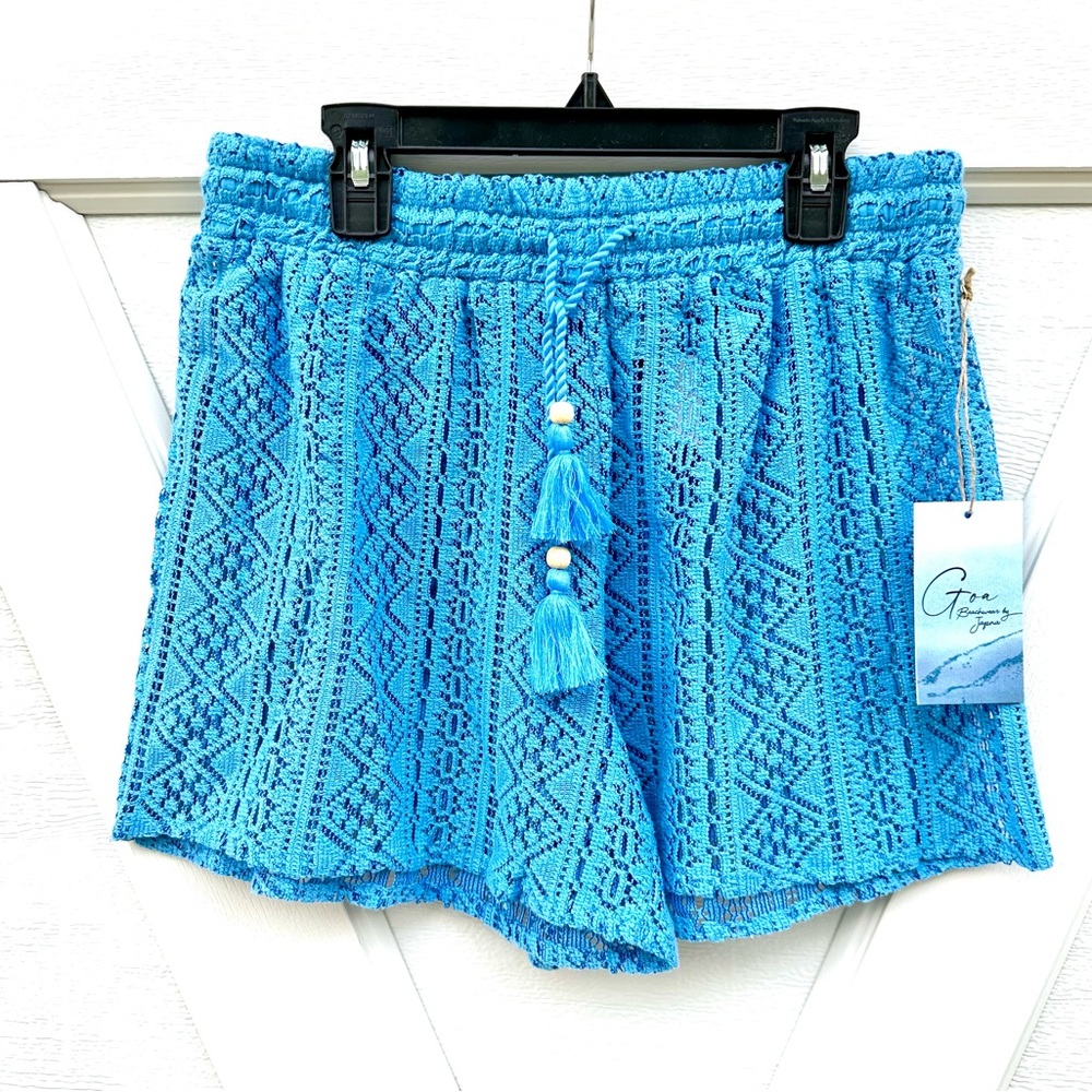 🔥Closet Clearout!🔥 Goa Blue Lace Beach Shorts